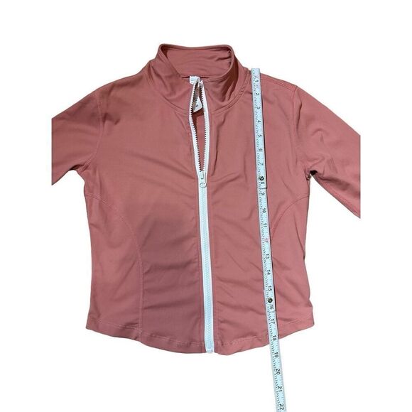 Women Sports Running Long-sleeved Standing-collar Zipper Fast-drying top Sz M co - Picture 6 of 9
